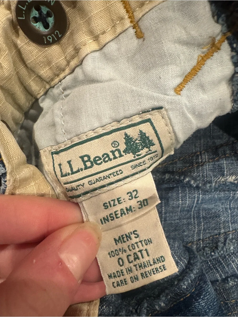 L.L. Bean men’s size